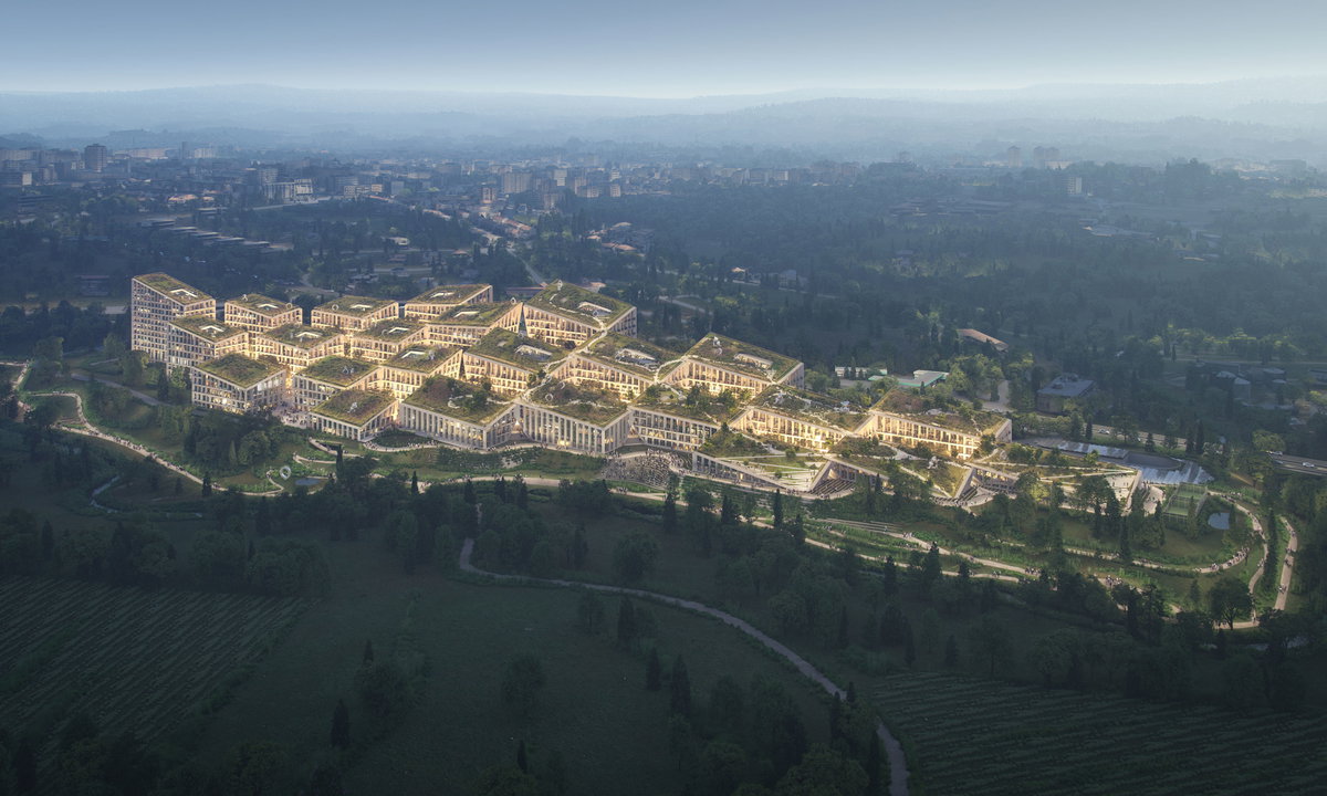 Farfetch HQ & Fuse Valley image | Bjarke Ingels Group