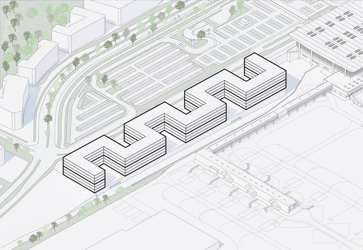 Skypark Business Center gallery image | Bjarke Ingels Group