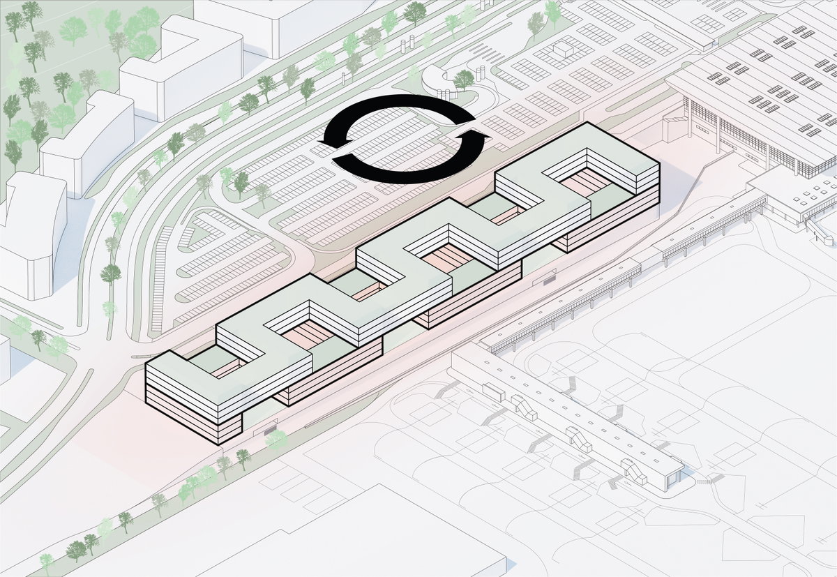 Skypark Business Center gallery image | Bjarke Ingels Group