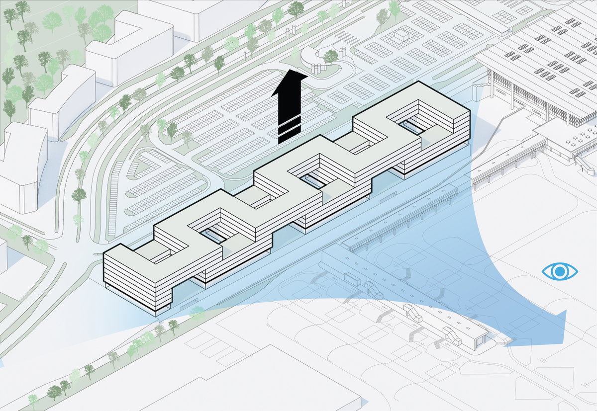 Skypark Business Center gallery image | Bjarke Ingels Group