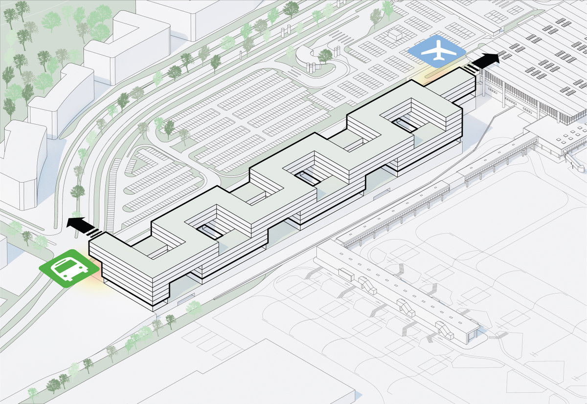 Skypark Business Center gallery image | Bjarke Ingels Group
