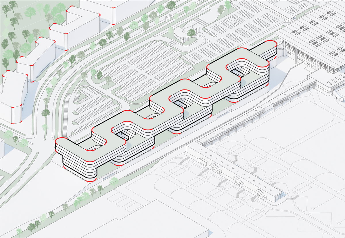Skypark Business Center gallery image | Bjarke Ingels Group