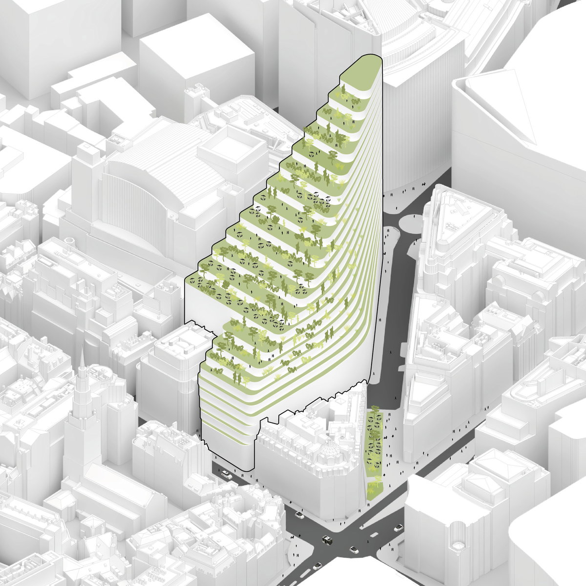 120 Fleet Street gallery image | Bjarke Ingels Group