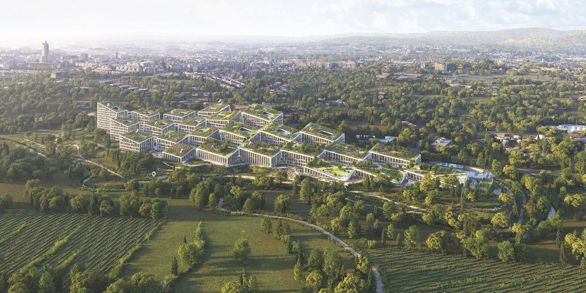 Farfetch HQ & Fuse Valley image | Bjarke Ingels Group