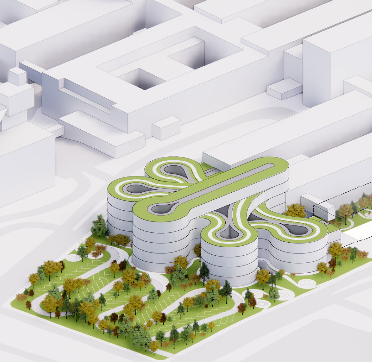 Danish Neuroscience Center gallery image | Bjarke Ingels Group