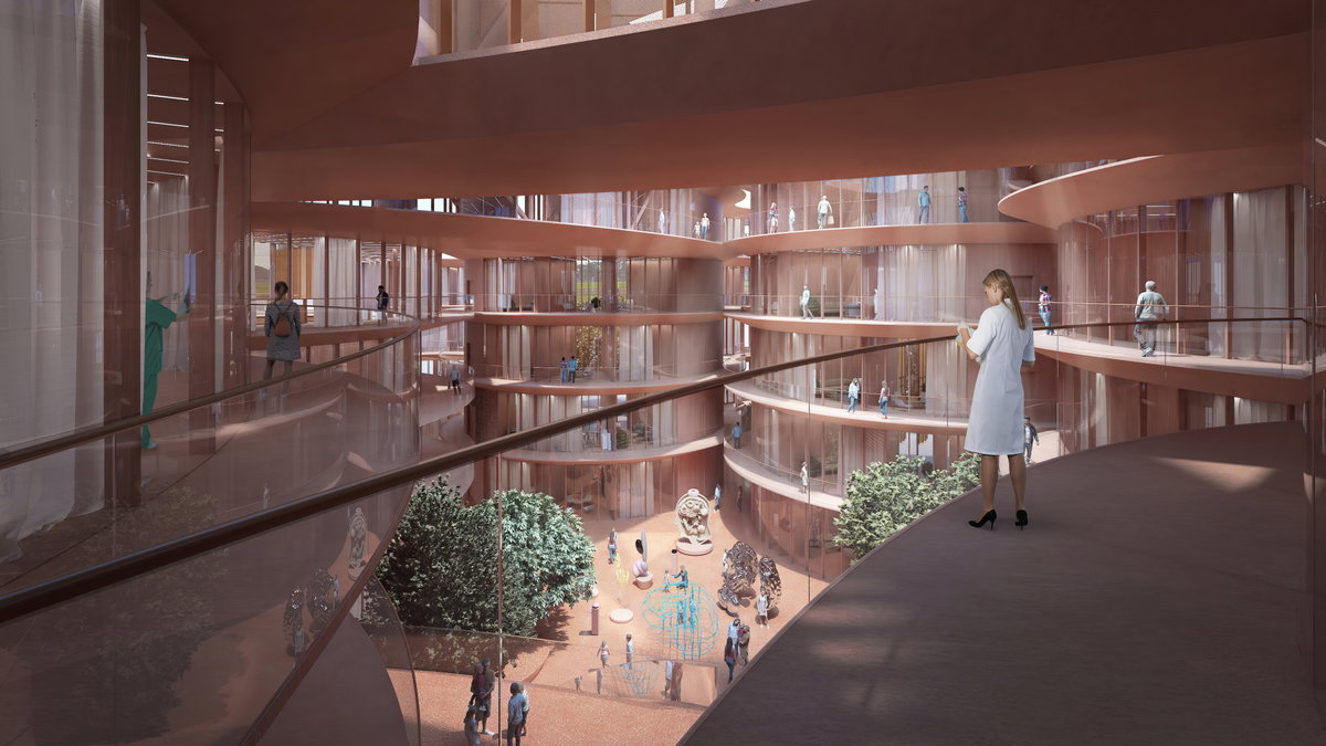 Danish Neuroscience Center image | Bjarke Ingels Group