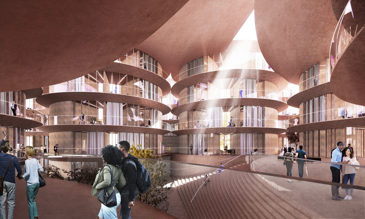 Danish Neuroscience Center image | Bjarke Ingels Group