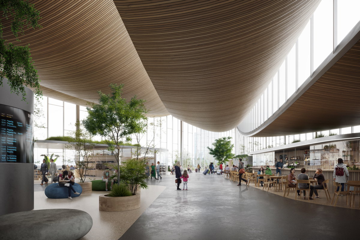 Västerås Travel Center image | Bjarke Ingels Group