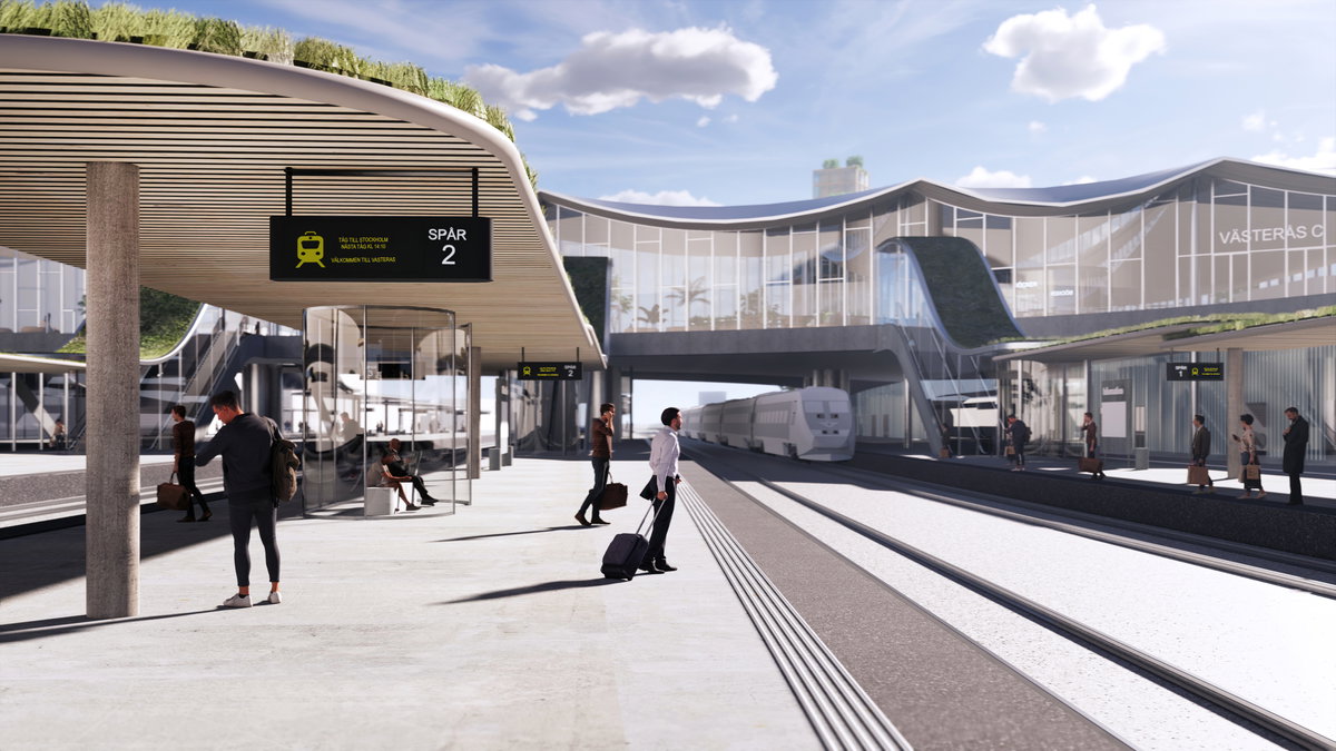 Västerås Travel Center image | Bjarke Ingels Group