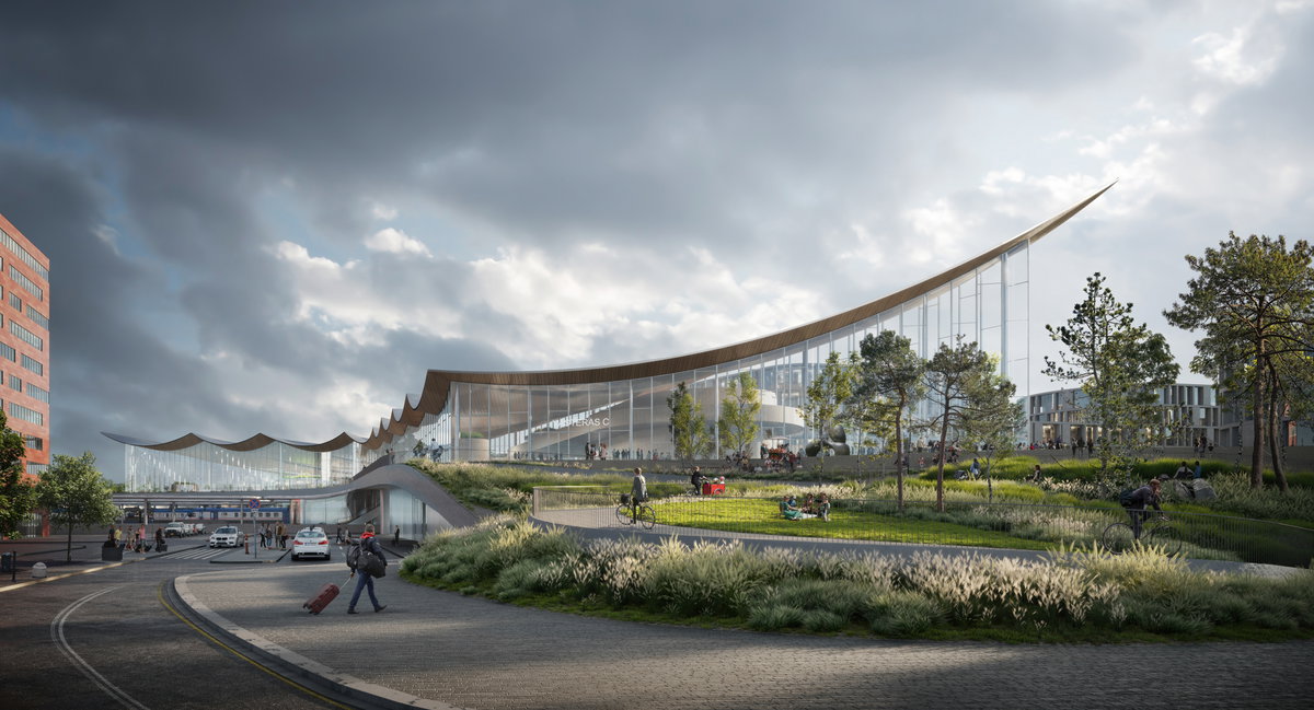 Västerås Travel Center image | Bjarke Ingels Group