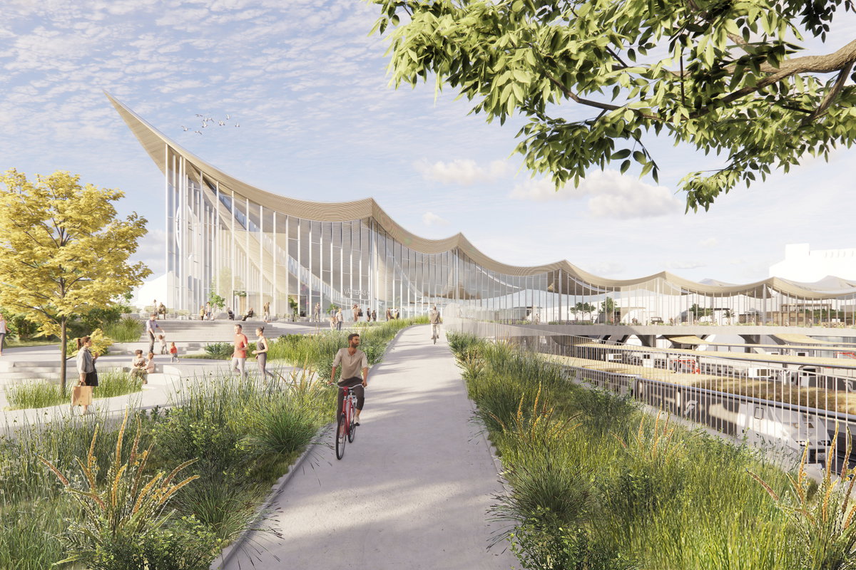 Västerås Travel Center image | Bjarke Ingels Group