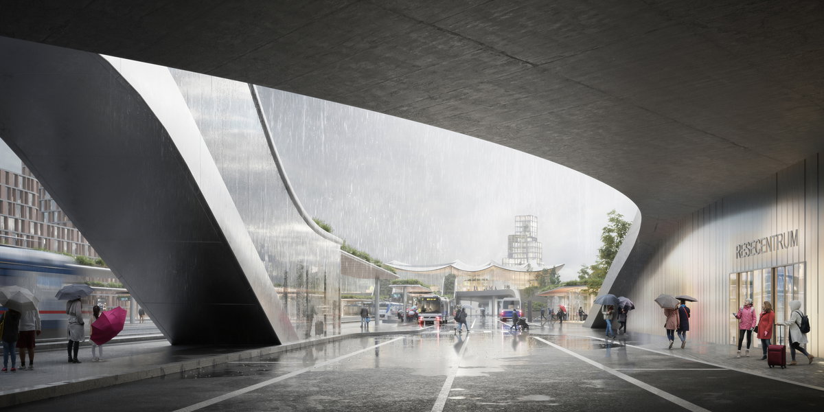 Västerås Travel Center image | Bjarke Ingels Group