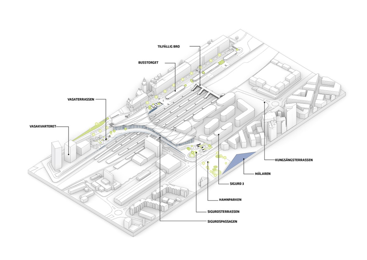 Västerås Travel Center image | Bjarke Ingels Group