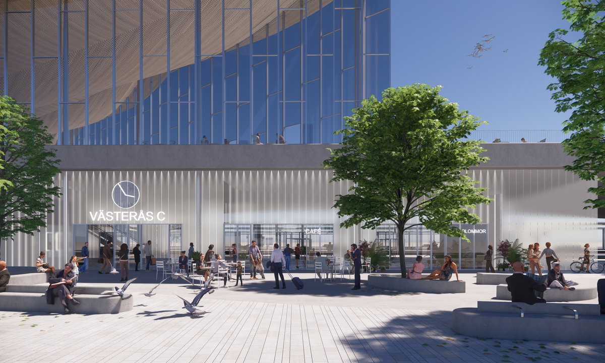 Västerås Travel Center image | Bjarke Ingels Group