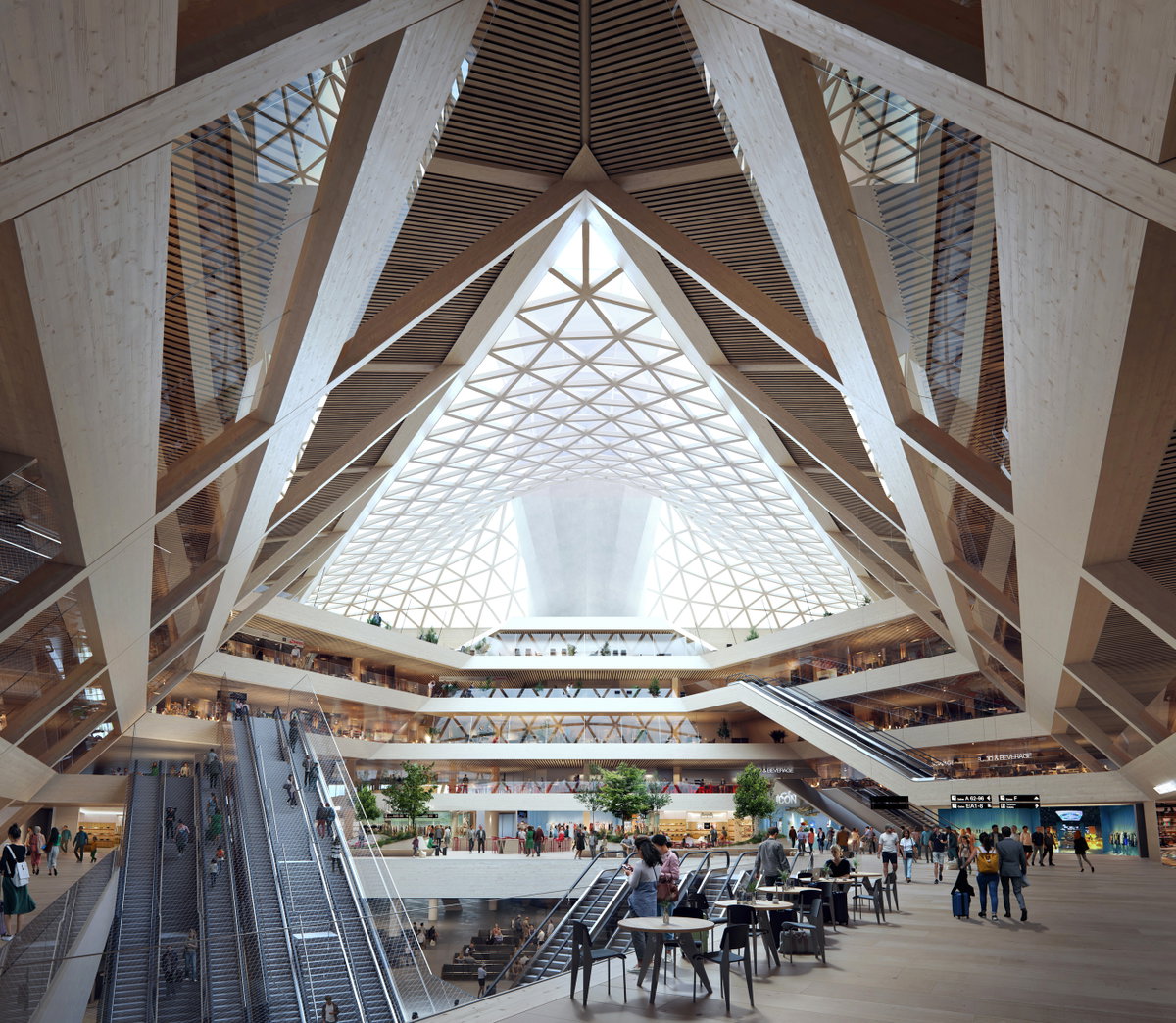 Zurich Airport Building Dock A image | Bjarke Ingels Group