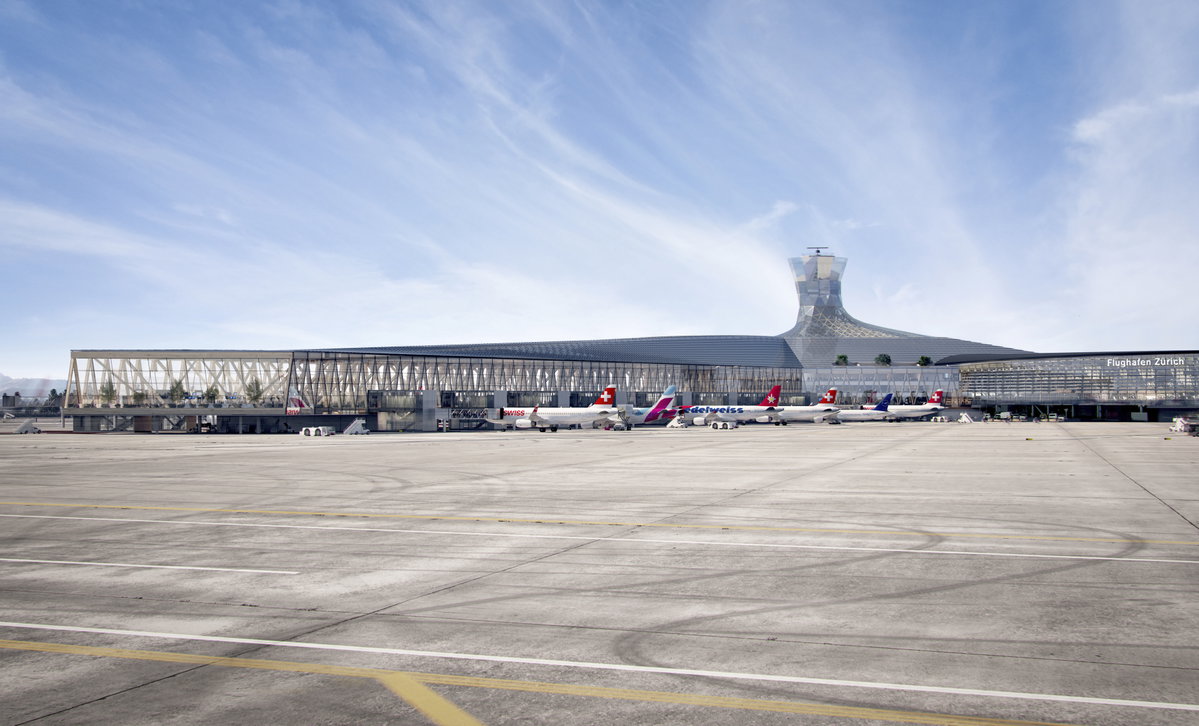 Zurich Airport Building Dock A image | Bjarke Ingels Group