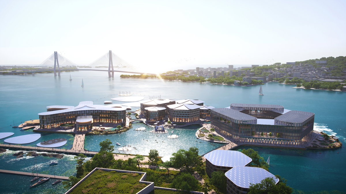 Oceanix Busan image | Bjarke Ingels Group