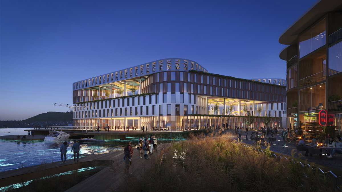 Oceanix Busan image | Bjarke Ingels Group