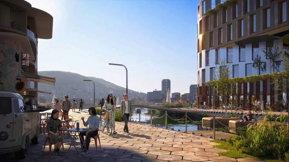 Oceanix Busan image | Bjarke Ingels Group