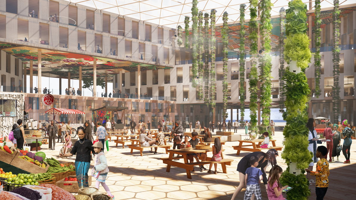 Oceanix Busan image | Bjarke Ingels Group