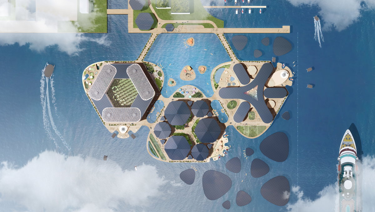 Oceanix Busan image | Bjarke Ingels Group