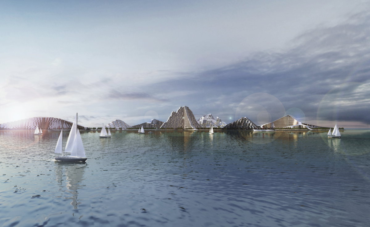 Zira Island Masterplan image | Bjarke Ingels Group