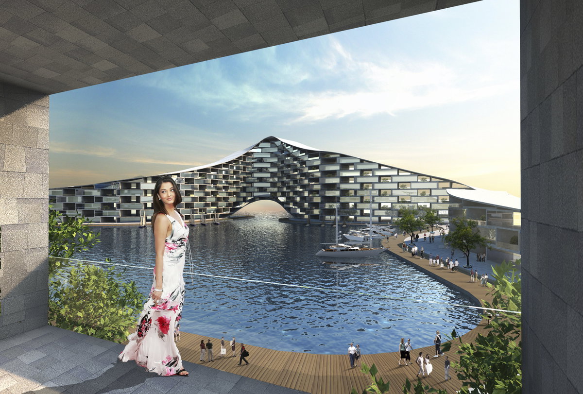 Zira Island Masterplan image | Bjarke Ingels Group
