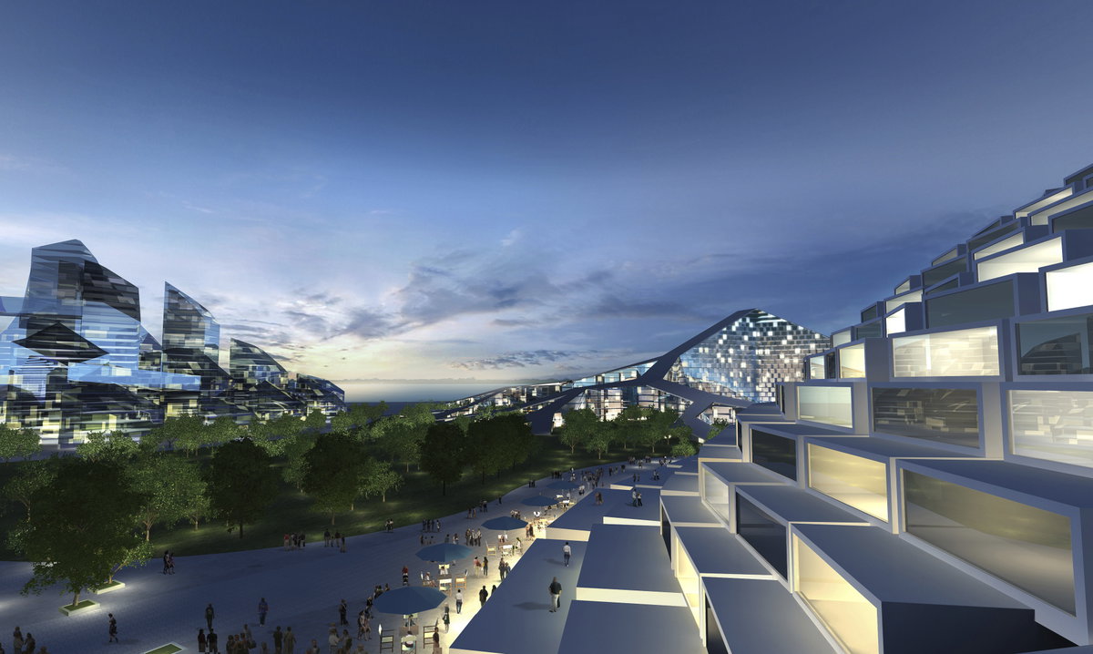Zira Island Masterplan image | Bjarke Ingels Group
