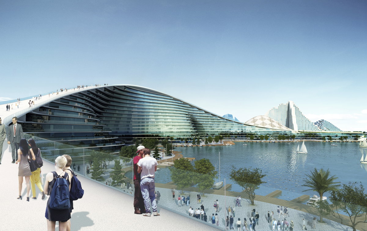 Zira Island Masterplan image | Bjarke Ingels Group