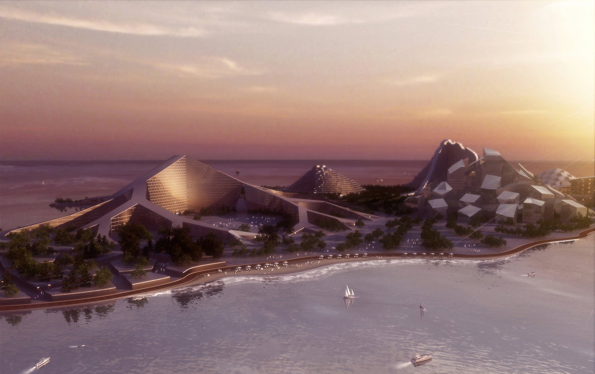 Zira Island Masterplan image | Bjarke Ingels Group