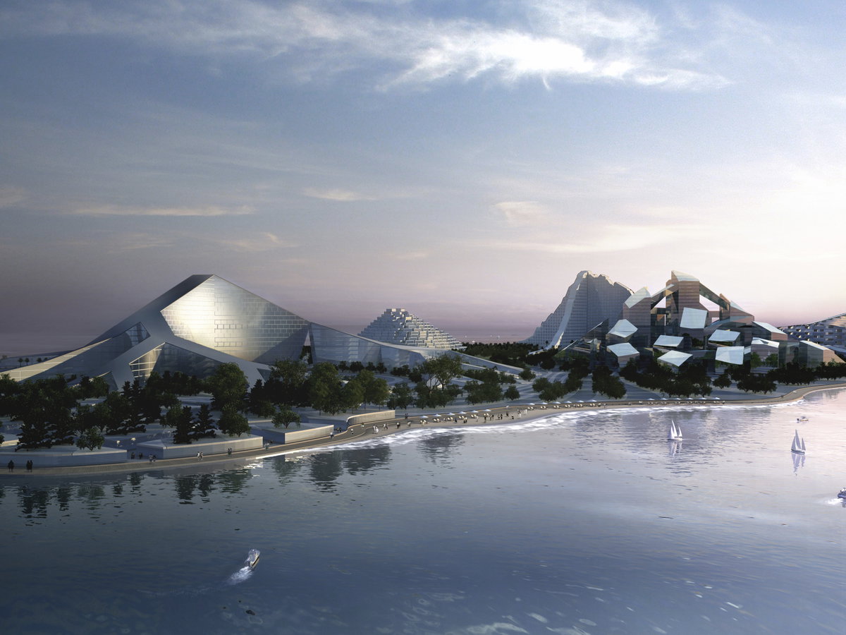 Zira Island Masterplan image | Bjarke Ingels Group