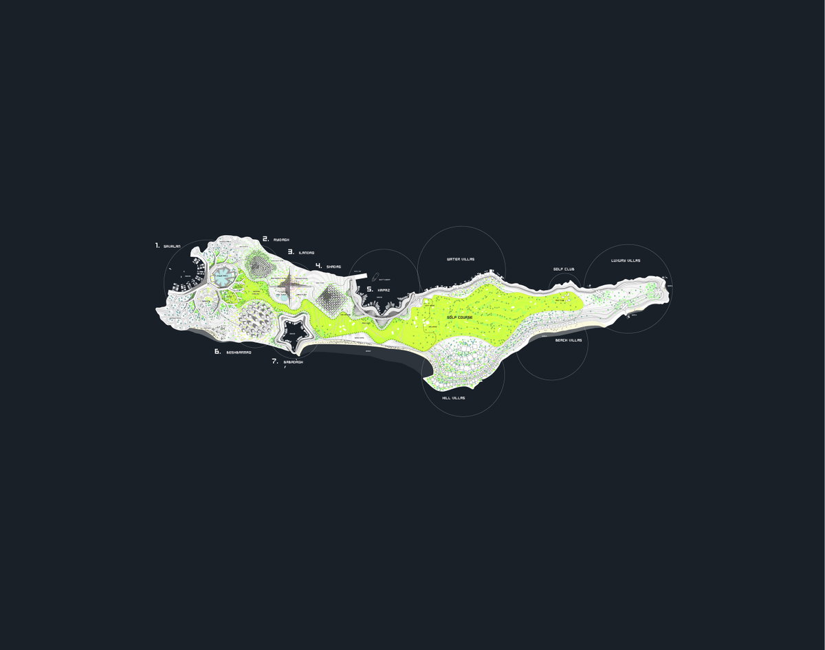 Zira Island Masterplan image | Bjarke Ingels Group