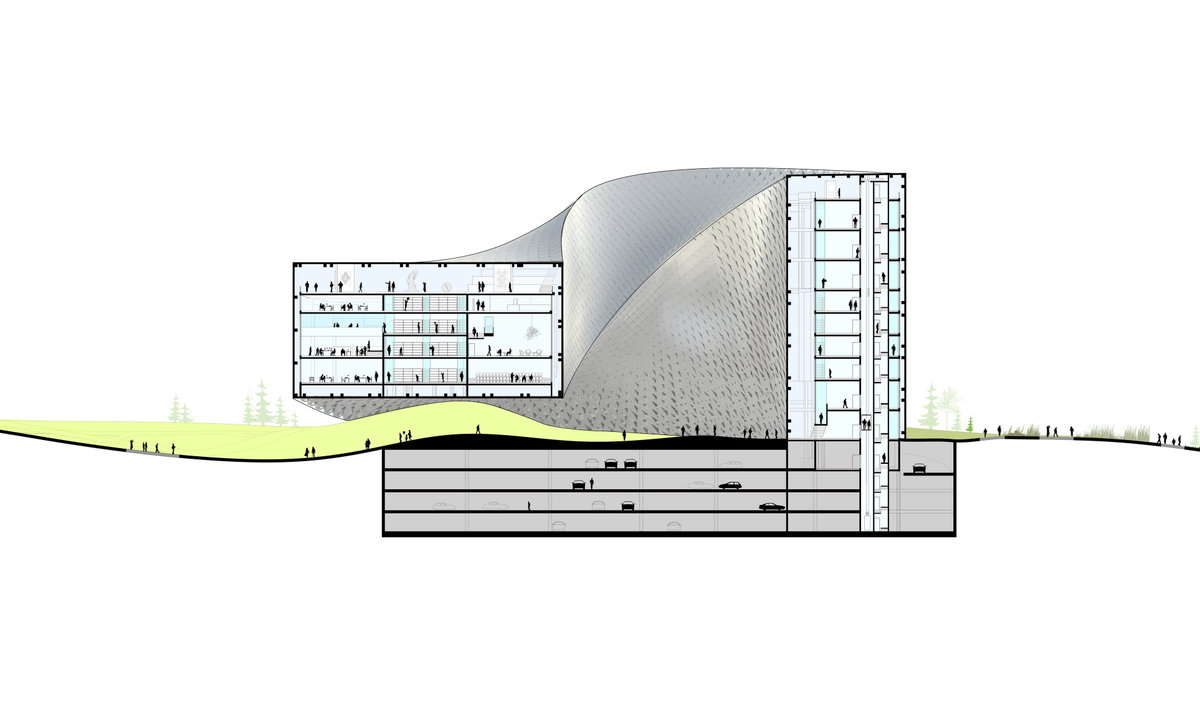Astana National Library image | Bjarke Ingels Group