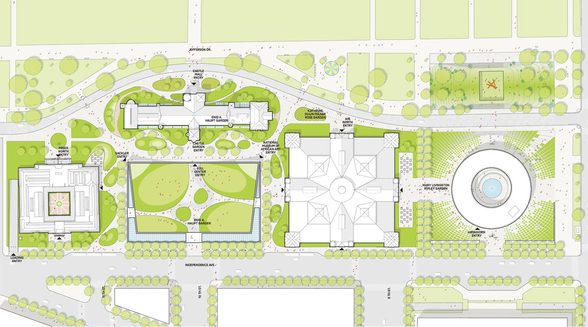 Smithsonian Masterplan gallery image | Bjarke Ingels Group