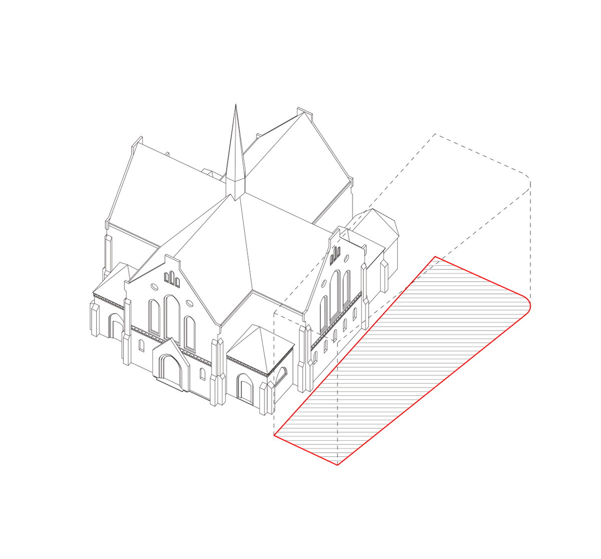 St. Thomas Church Extension gallery image | Bjarke Ingels Group