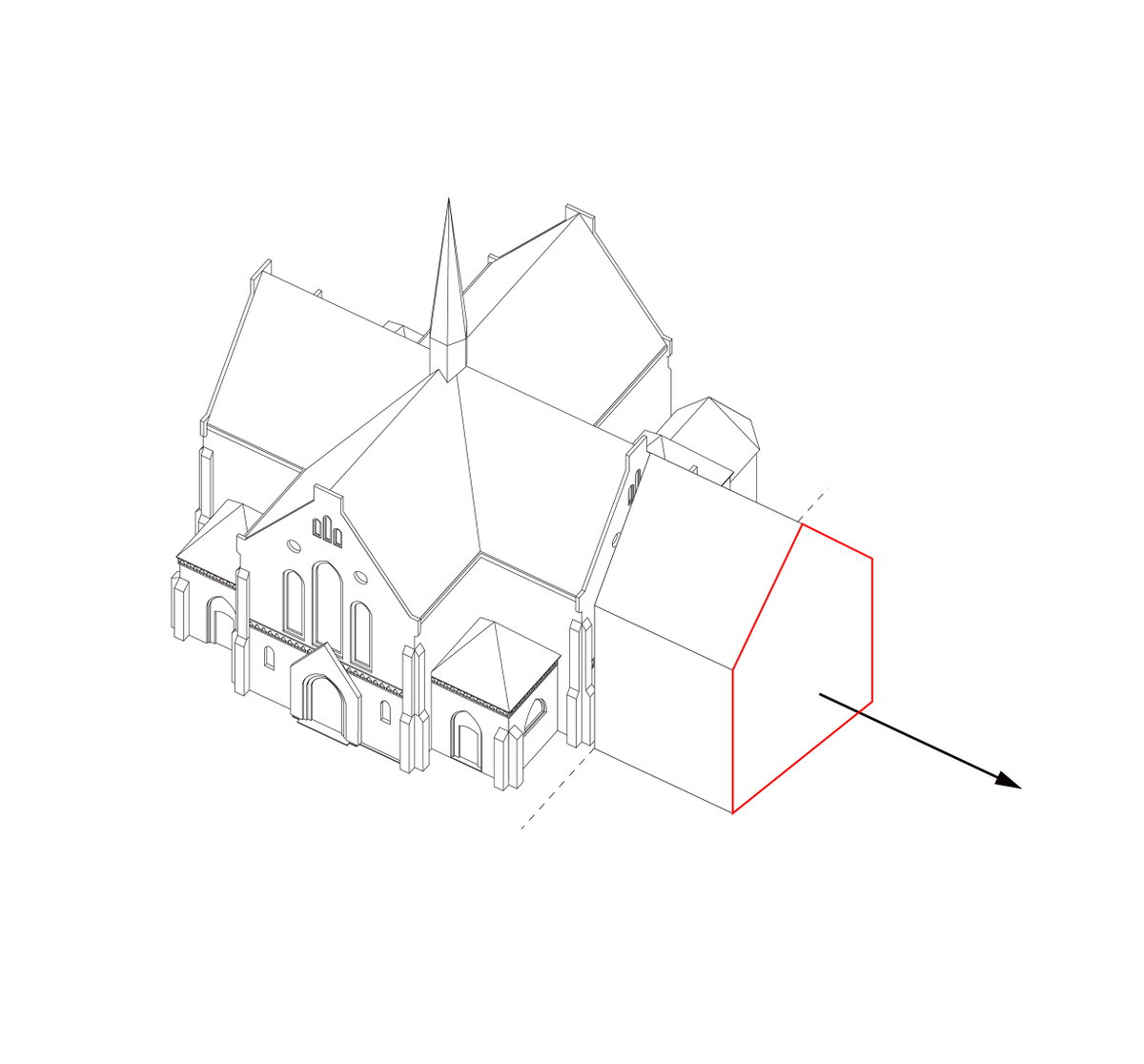 St. Thomas Church Extension gallery image | Bjarke Ingels Group