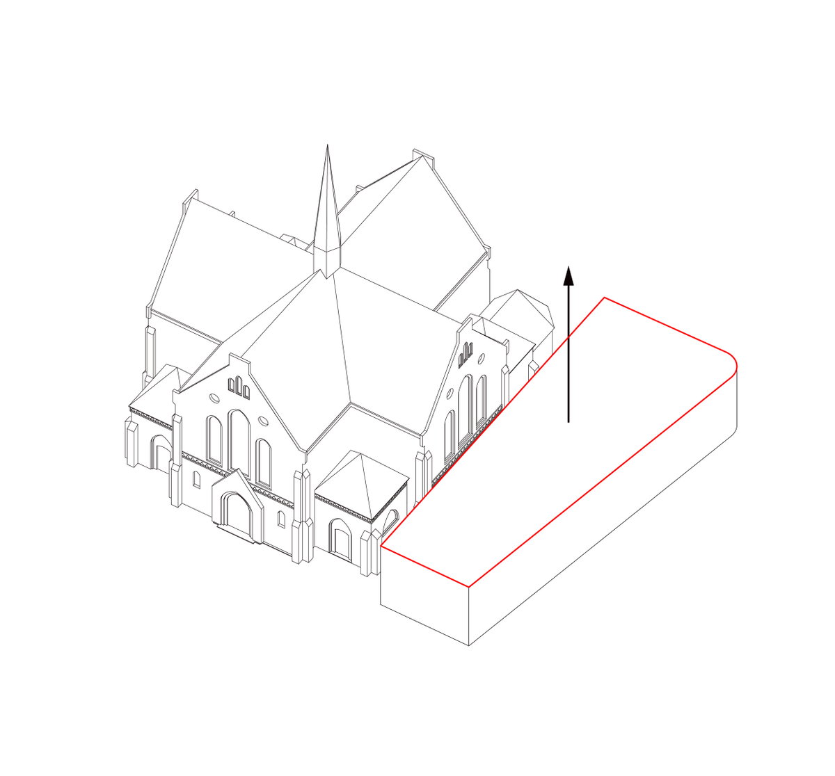 St. Thomas Church Extension gallery image | Bjarke Ingels Group
