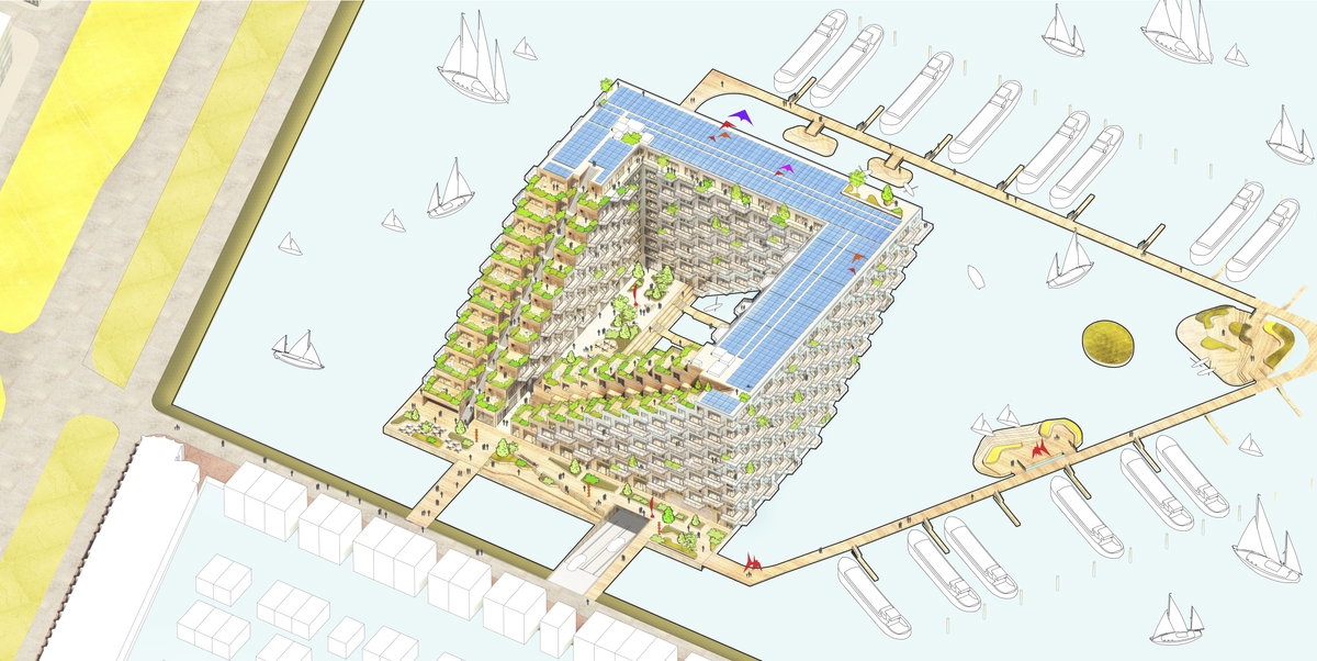 Sluishuis Residences image | Bjarke Ingels Group