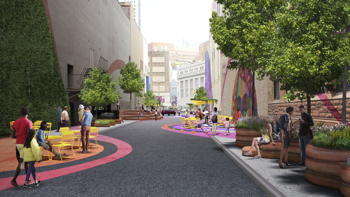 Downtown Brooklyn Public Realm image | Bjarke Ingels Group