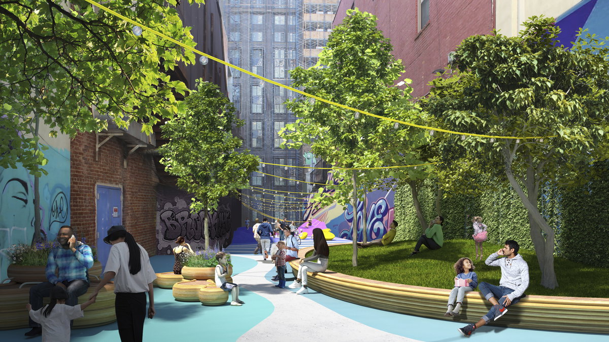 Downtown Brooklyn Public Realm image | Bjarke Ingels Group