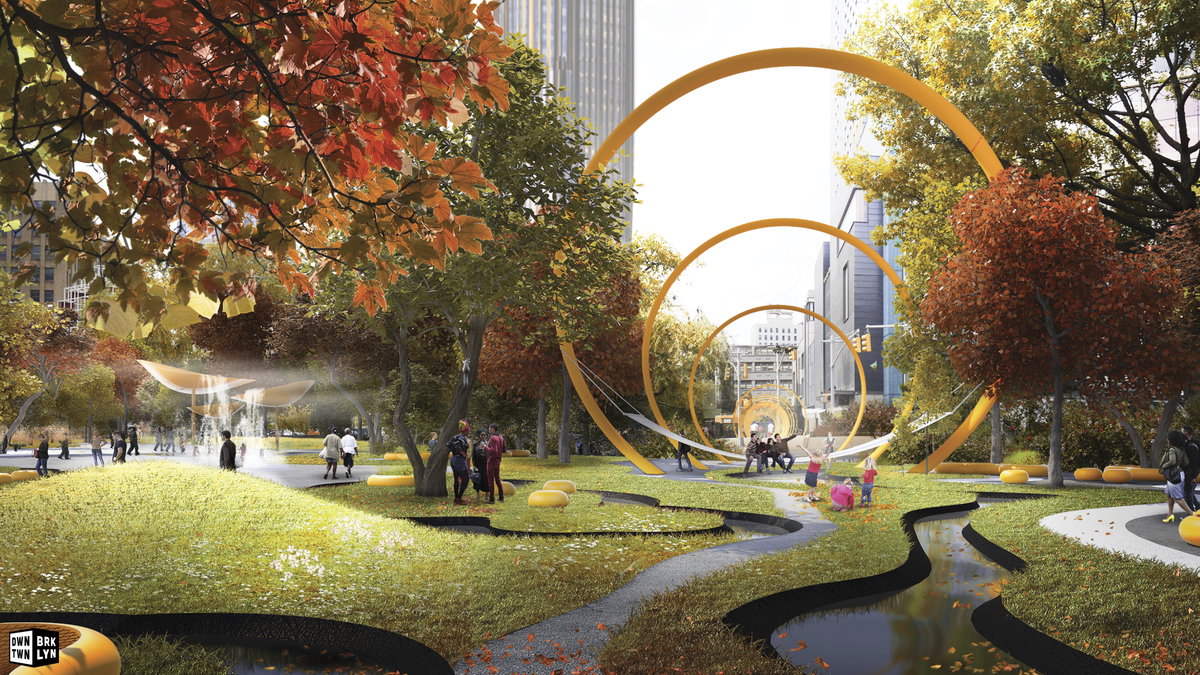 Downtown Brooklyn Public Realm image | Bjarke Ingels Group