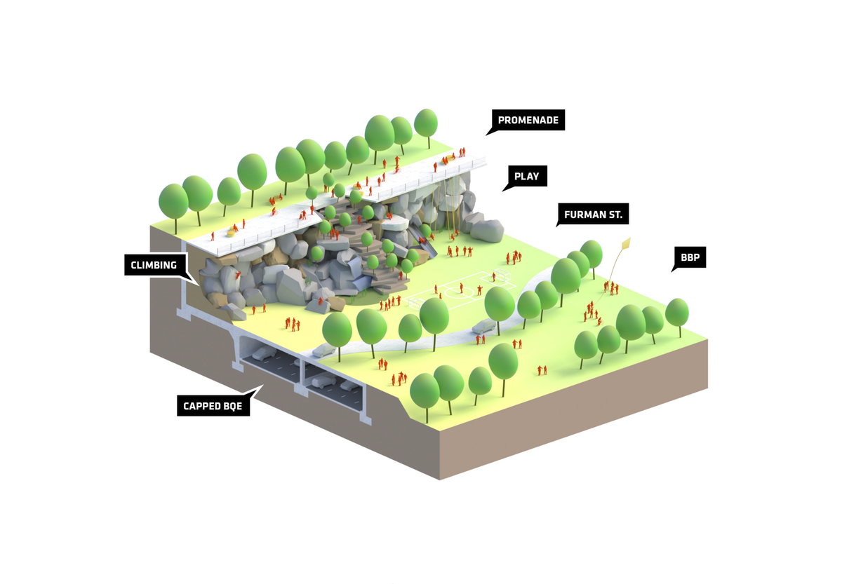 BQE to BQ-Park gallery image | Bjarke Ingels Group