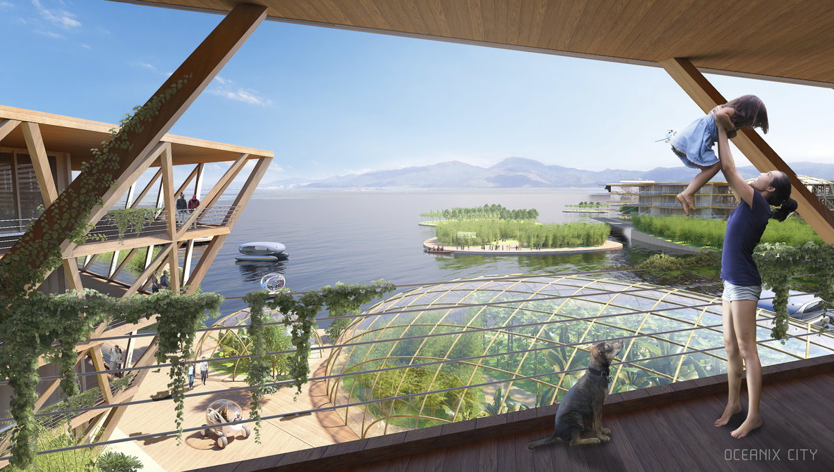 Oceanix City image | Bjarke Ingels Group