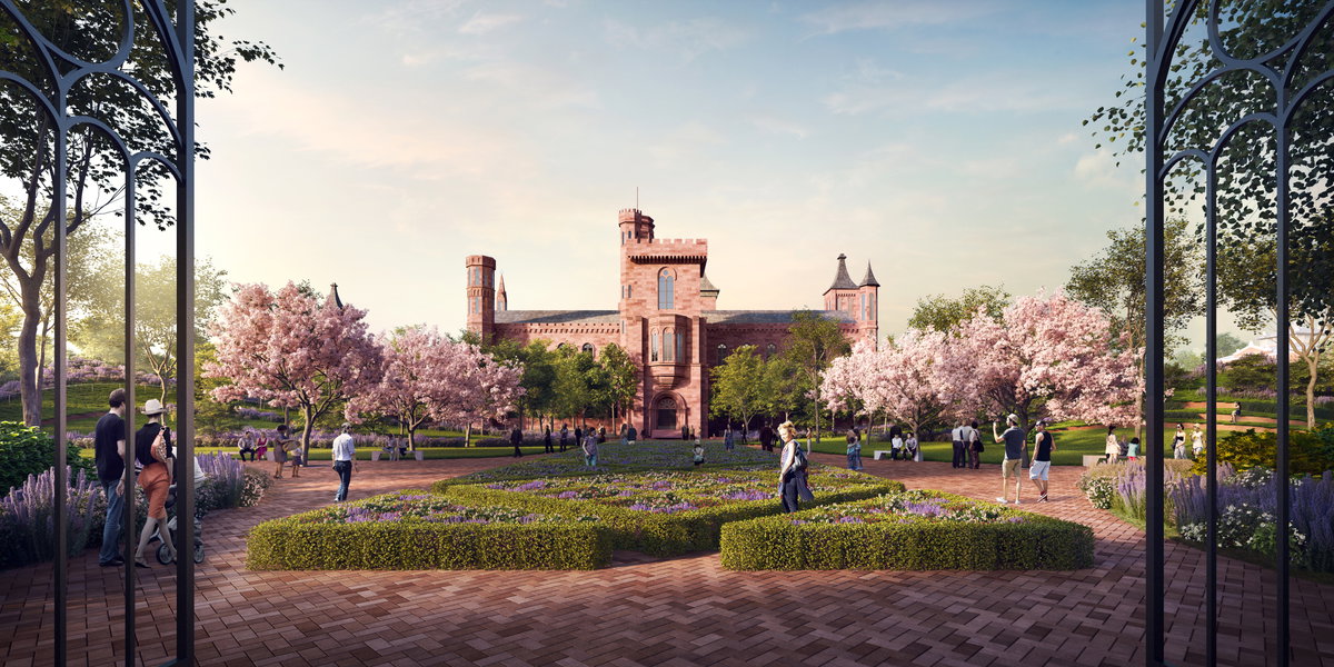 Smithsonian Masterplan image | Bjarke Ingels Group