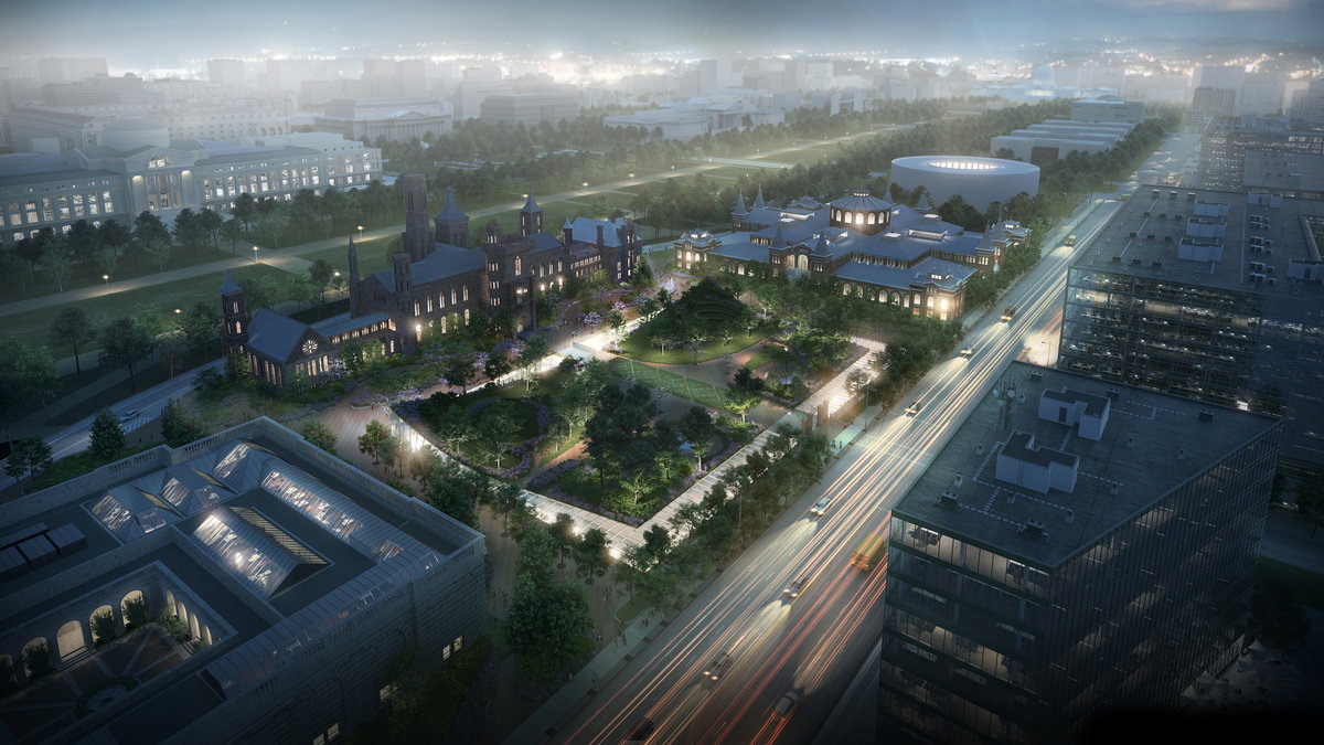 Smithsonian Masterplan image | Bjarke Ingels Group