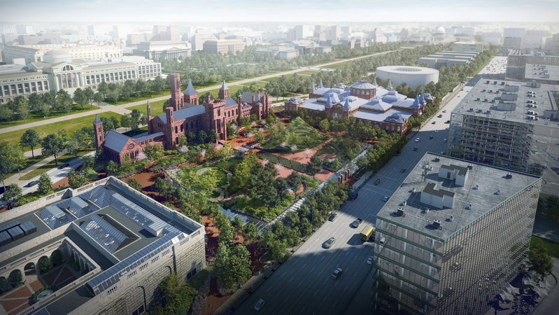 Smithsonian Masterplan image | Bjarke Ingels Group
