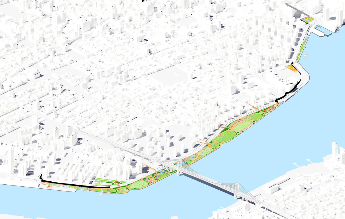 East Side Coastal Resiliency gallery image | Bjarke Ingels Group