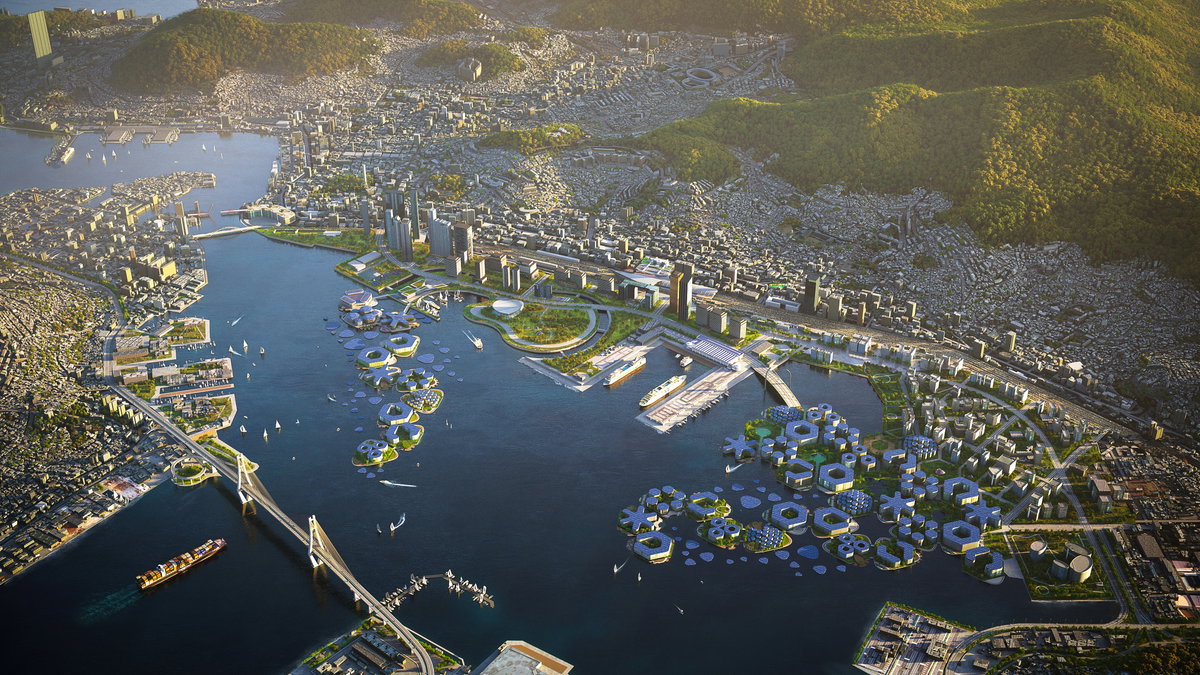 Oceanix Busan gallery image | Bjarke Ingels Group