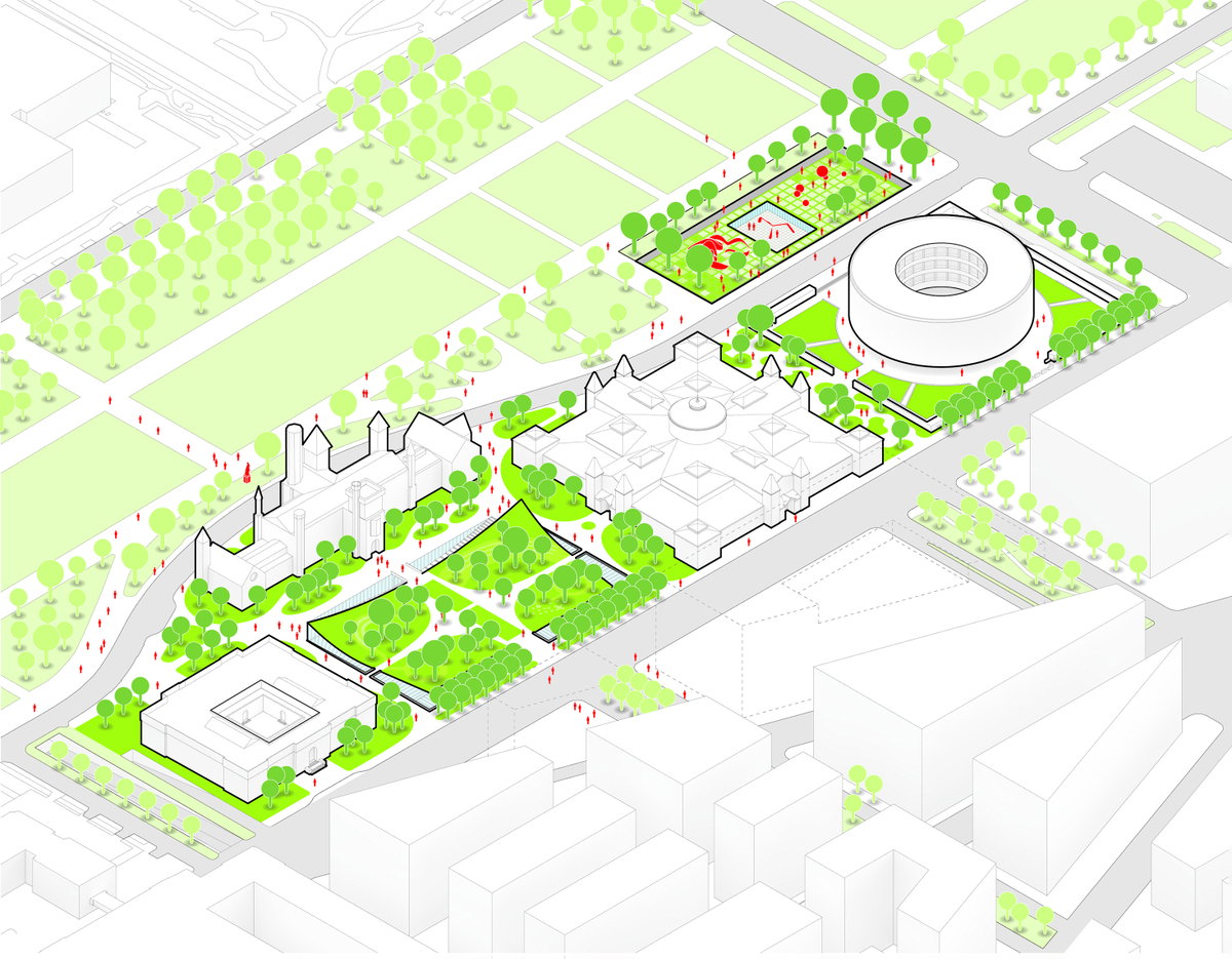 Smithsonian Masterplan gallery image | Bjarke Ingels Group