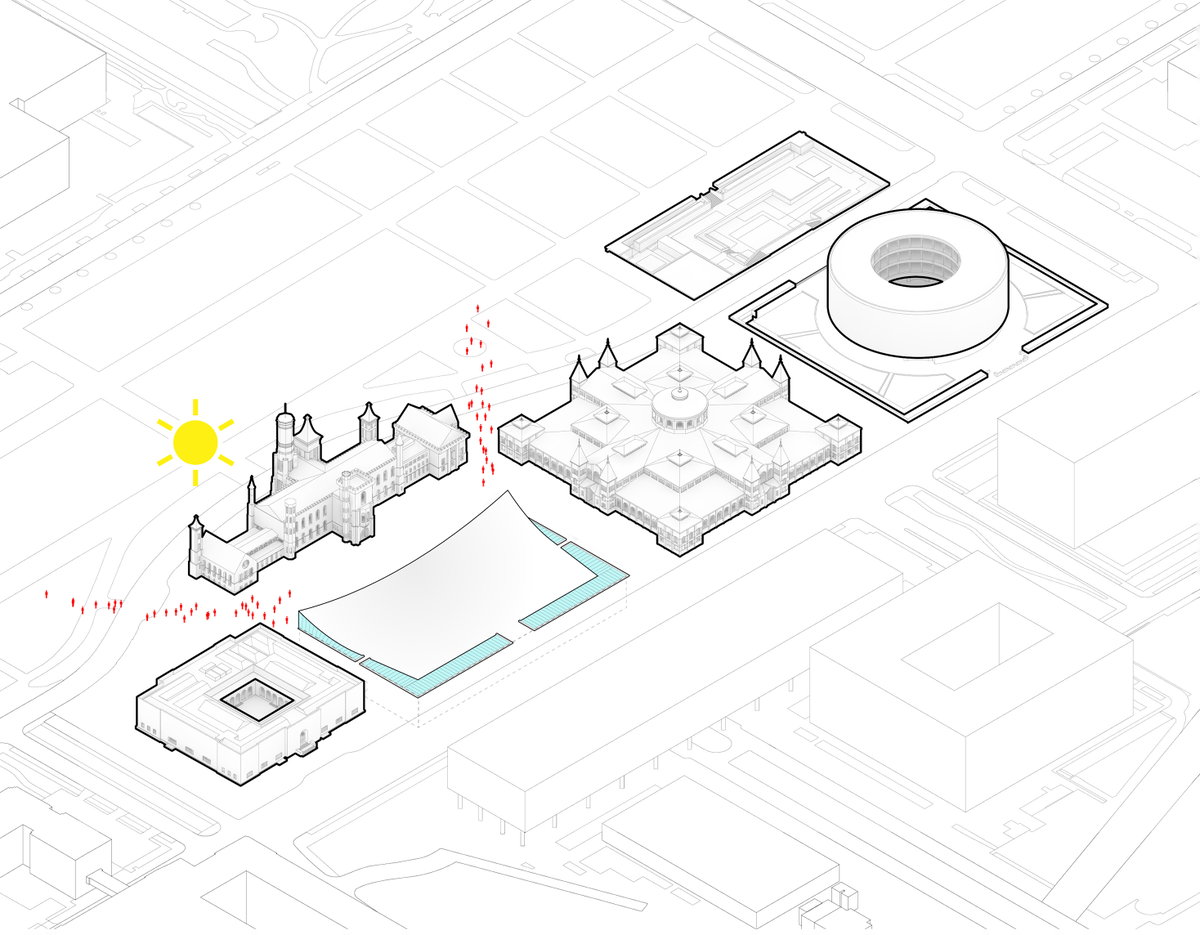 Smithsonian Masterplan gallery image | Bjarke Ingels Group